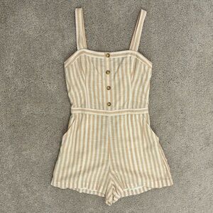 Abercrombie & Fitch Striped Romper